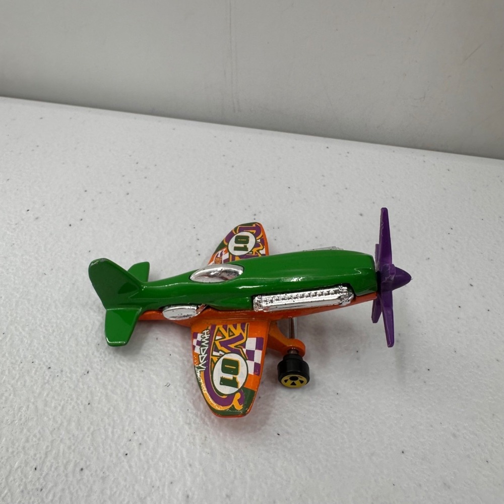 Hot Wheels Die-Cast Toy Car Plane Set Of 4 Road Bandit Turbo Rooster 2018 Car - Picture 6 of 14